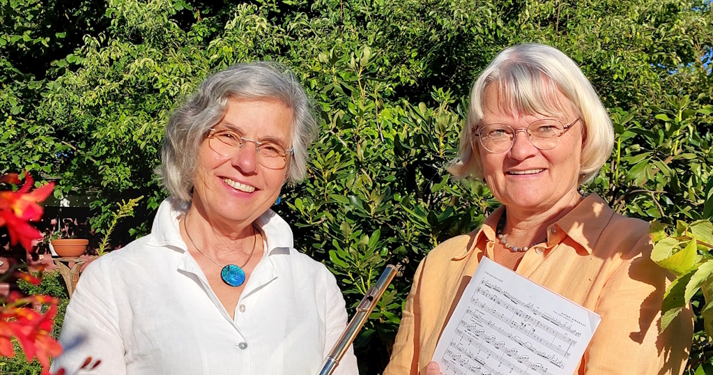 Susanne Zschätzsch und Lucia Weskamp am 14.09.2023 bei musik im krankenhaus